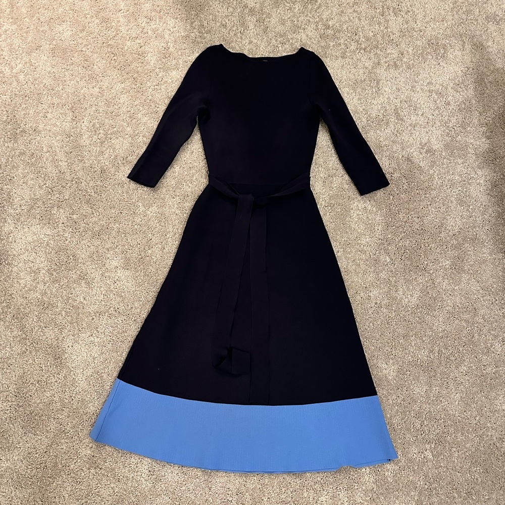 Eliza J Navy and Blue Dress